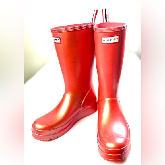 Hunter Rhythmic Pink Nebula Original Play Boots - Picture 1 of 14